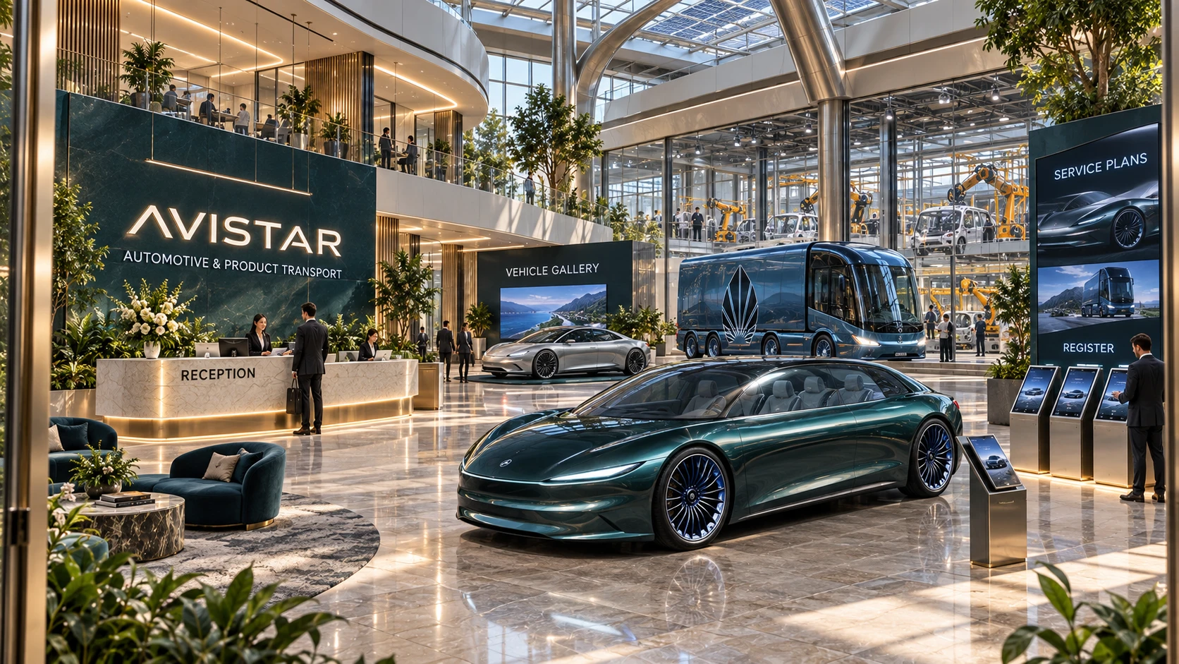 Automotive & Product Transport exhibition hall