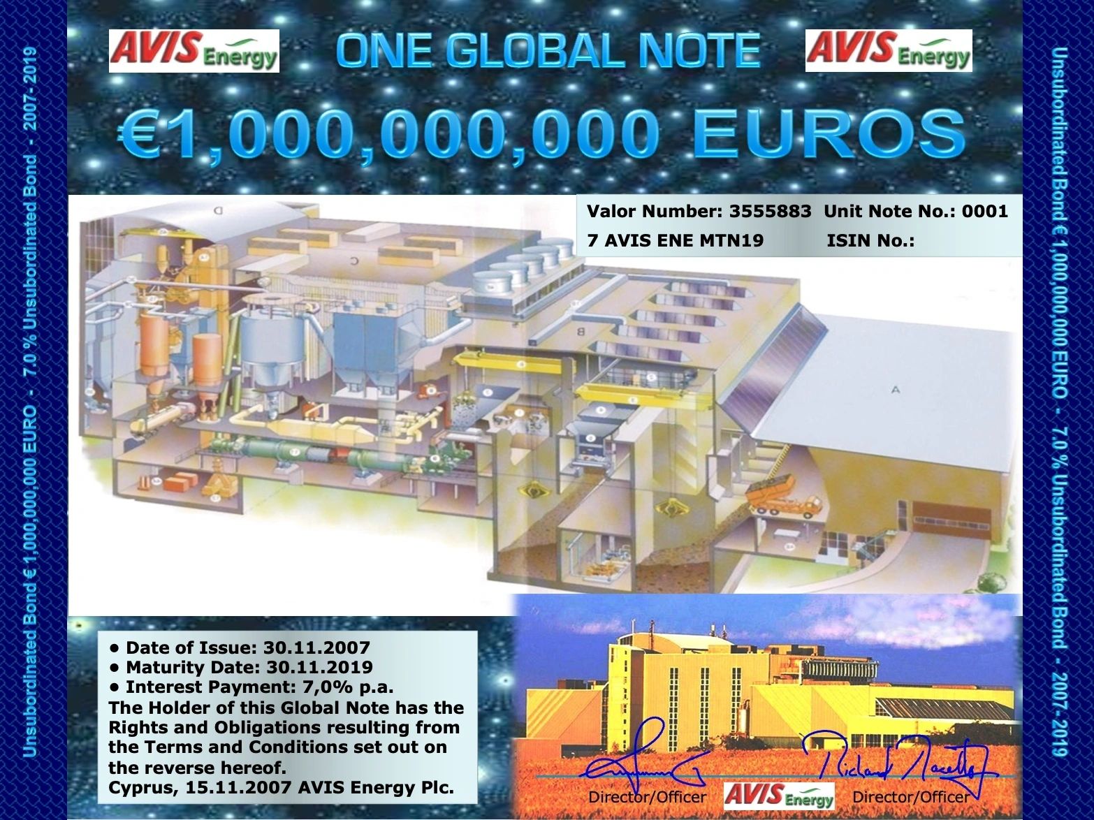 AVIS Launch its Bond Program